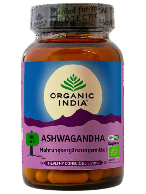 Organic India Bio-Nahrungsergänzungsmittel Ashwagandha Kapseln