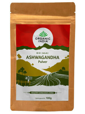 Organic India Bio-Nahrungsergänzungsmittel Ashwagandha Pulver