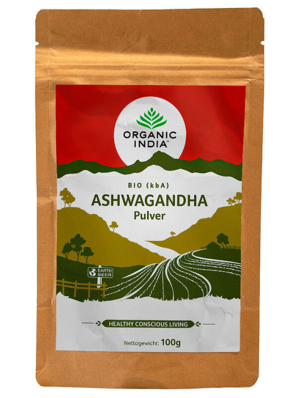 Organic India Bio-Nahrungsergänzungsmittel Ashwagandha Pulver