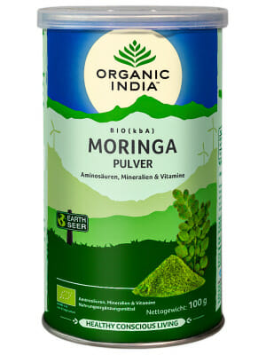 Organic India Bio-Nahrungsergänzungsmittel Moringa Pulver