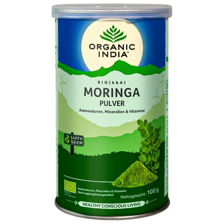 Organic India Bio-Nahrungsergänzungsmittel Moringa Pulver