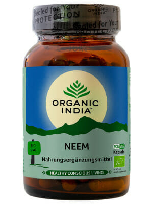 Organic India Bio-Nahrungsergänzungsmittel Neem Kapseln