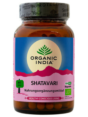 Organic India Bio-Nahrungsergänzungsmittel Shatavari Kapseln