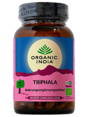 Organic India Bio-Nahrungsergänzungsmittel Triphala Kapseln