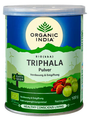 Organic India Bio-Nahrungsergänzungsmittel Triphala Pulver