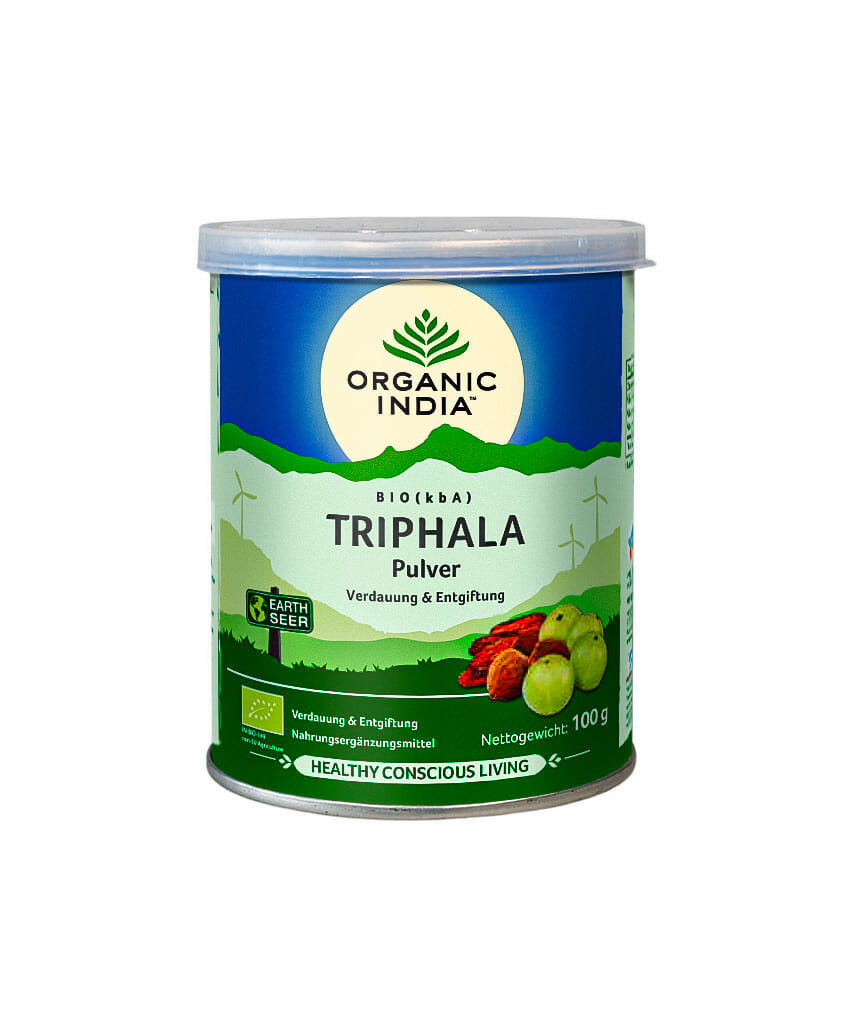 Organic India Bio-Nahrungsergänzungsmittel Triphala Pulver