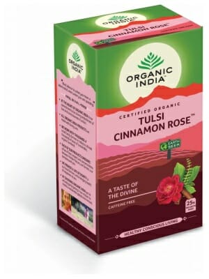 Organic India Bio-Kräutertee Tulsi Cinnamon Rose