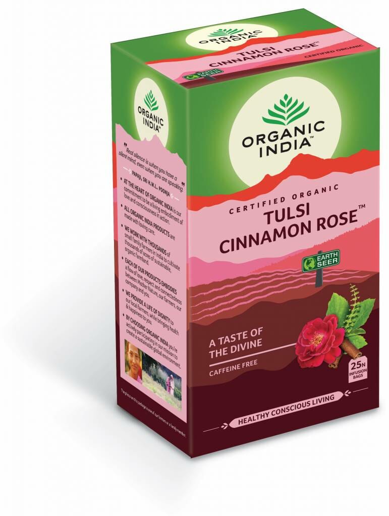 Organic India Bio-Kräutertee Tulsi Cinnamon Rose