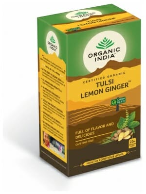 Organic India Bio-Kräutertee Tulsi Lemon Ginger