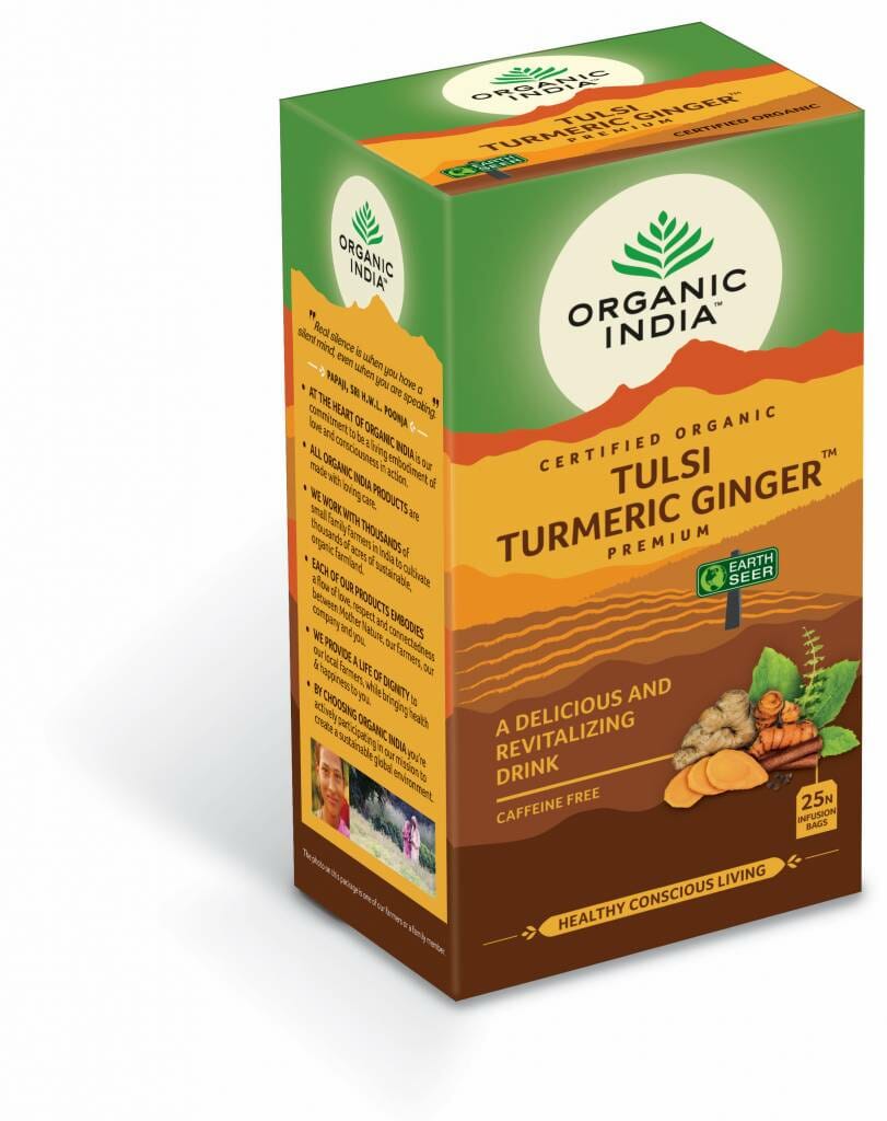 Organic India Bio-Kräutertee Tulsi Turmeric Ginger Premium